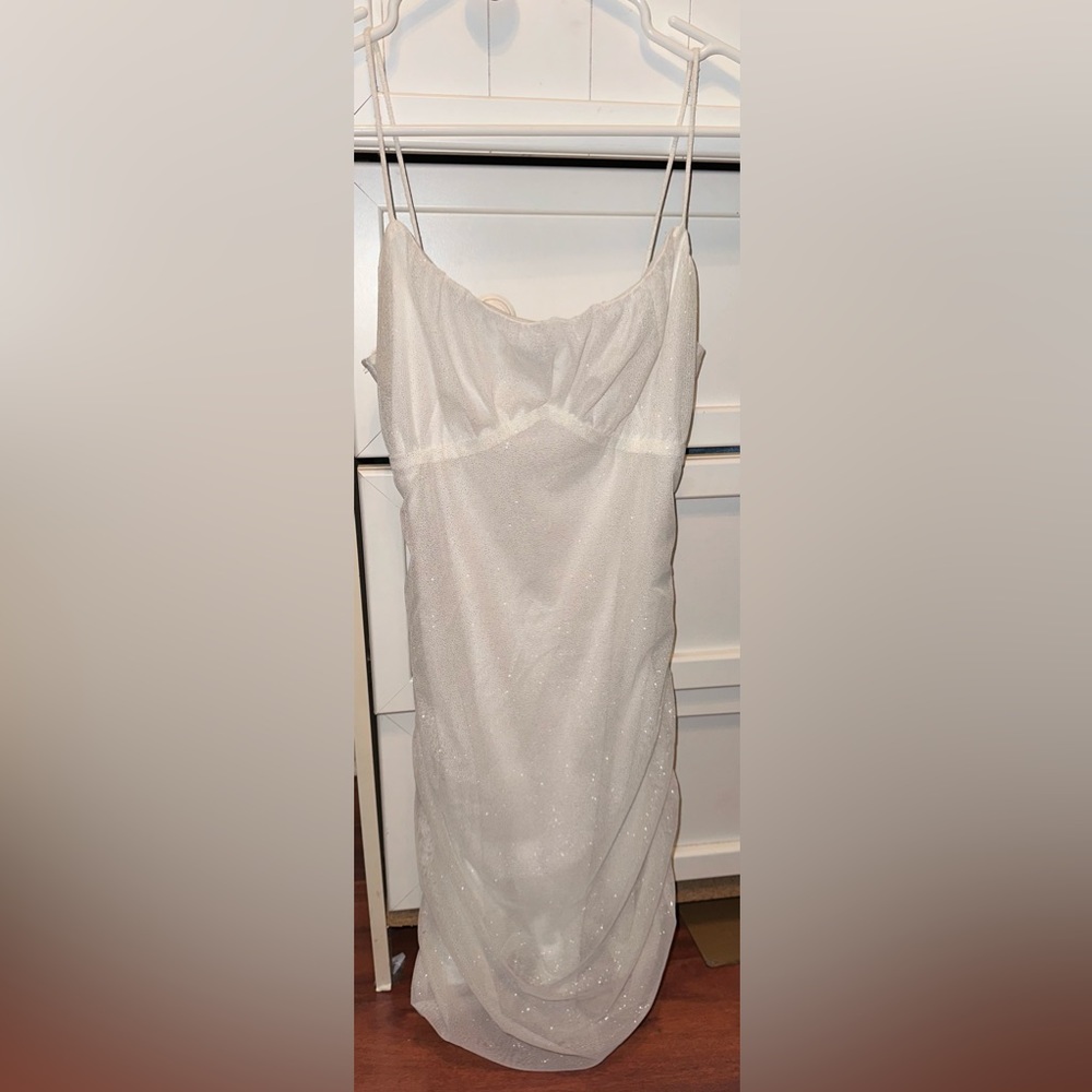 Windsor white glittery dress